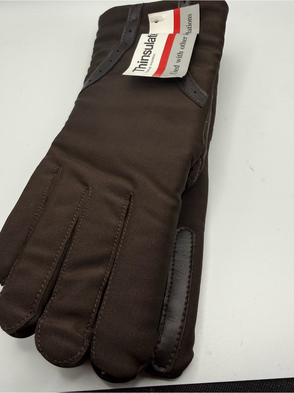 Vintage Brown 3M Thinsulate Insulated Gloves ā Made in Taiwan ā One Size
